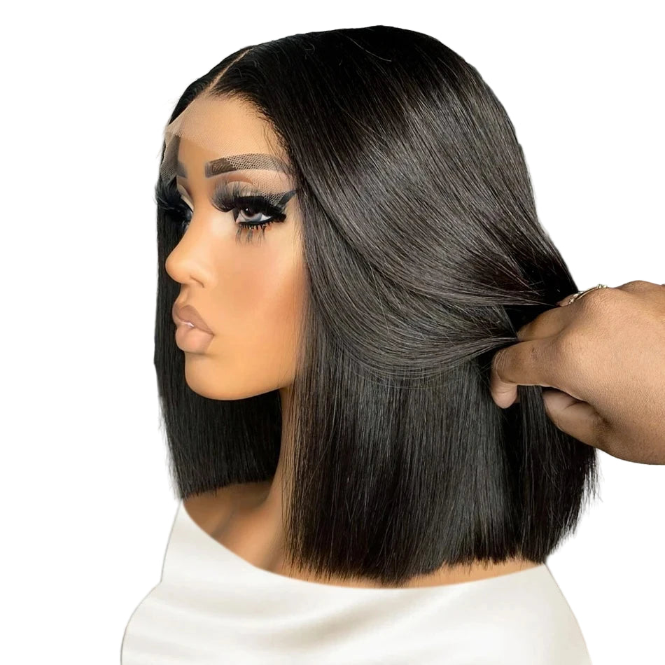 13x4 Straight Lace Frontal Bob Wig