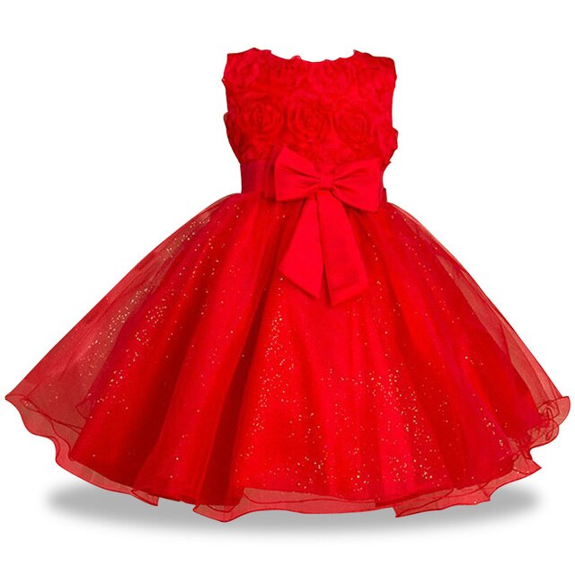 Christmas Girl Dress Princess Wedding Party sequins Sleeveless New Year Clothes-Girls Sequin Dress-Top Super Deals-Free Item Online