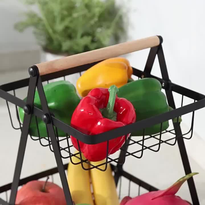 Double Layer Fruit Basket
