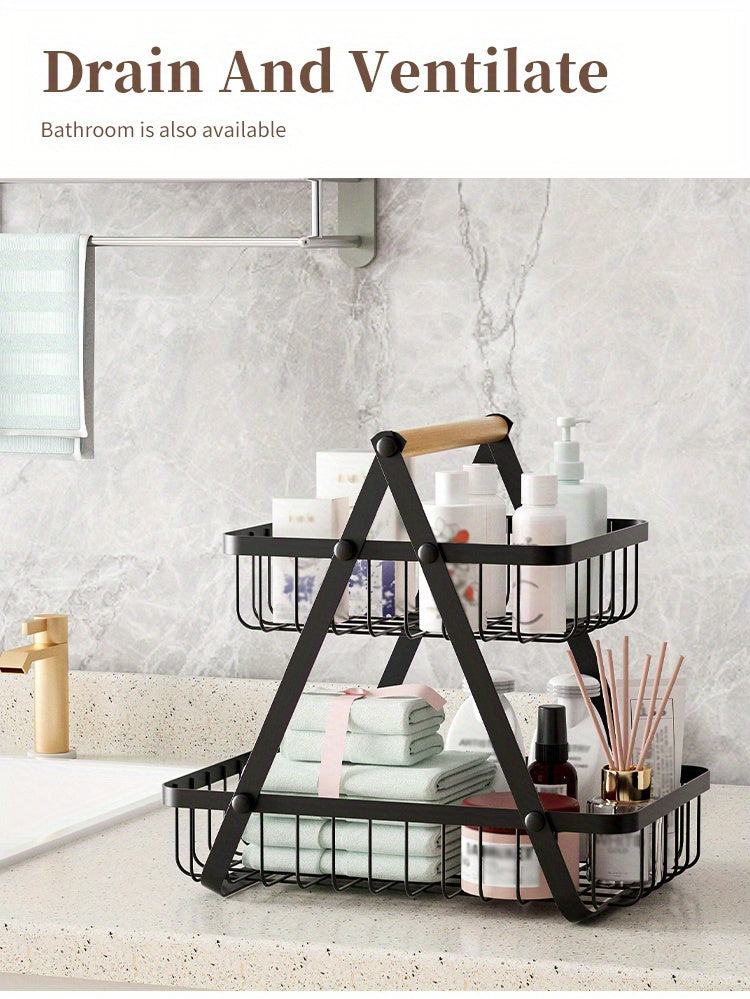 Double Layer Fruit Basket