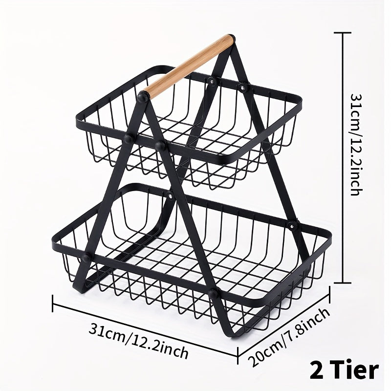 Double Layer Fruit Basket
