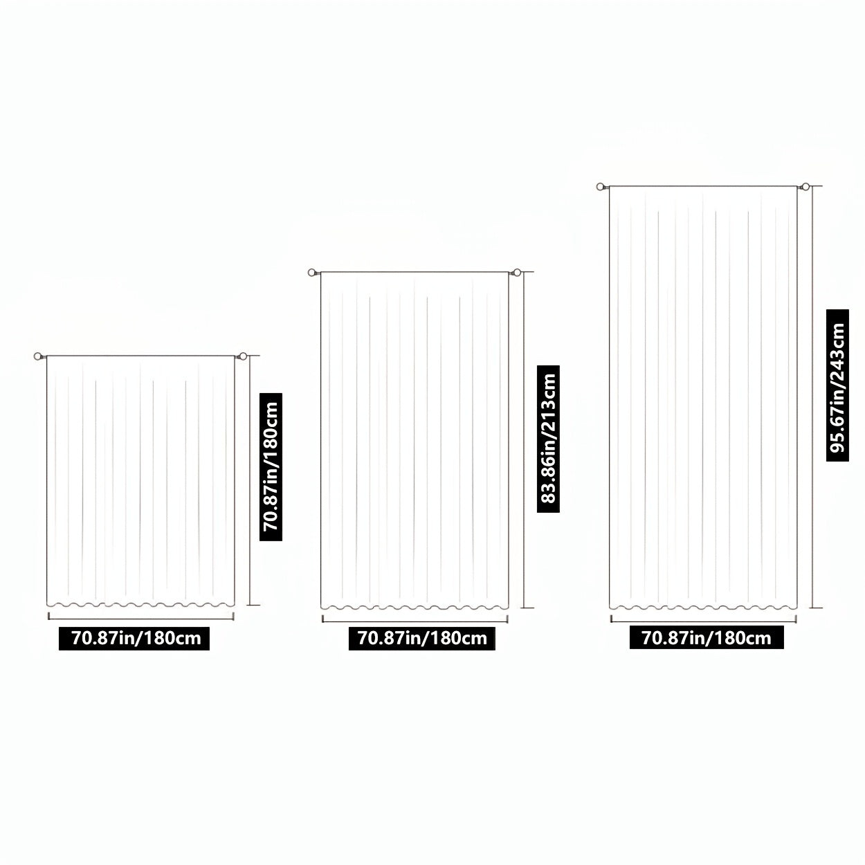 Outdoor Curtain, Semi-transparent Glass Door Print Pattern 2D, Machine Washable Suitable for Patio, Pavilion, Courtyard, Garden, Bathroom, All Seasons with Hook, 1pc/2pcs Sunshade Curtain, Toilet Cover, Bathroom Accessories,