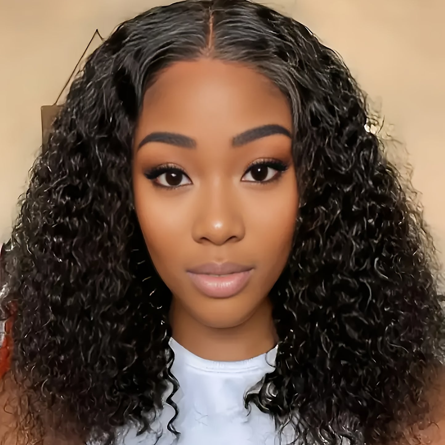 Lace Front Hair Wig Curly Wig Deep Wave Short Bob Wigs Lace Front Hair Wigs For Women Deep Curly Pre Plucked Hair Brazilian Virgin For Daily Decorative Wig Cosplay Prop Black