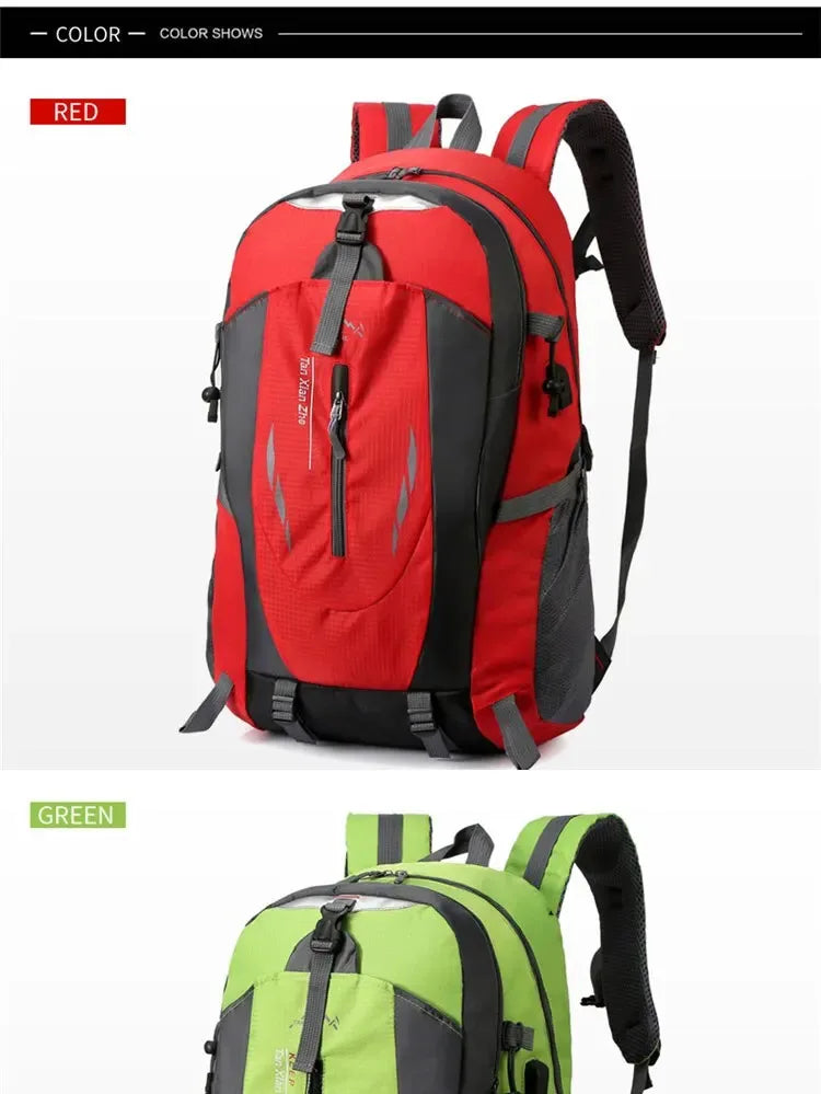 Portable Outdoor Mountaineering Bag Large Capacity Travel Bag Waterproof Men's and Women's Backpack Lightweight Travel Backpack