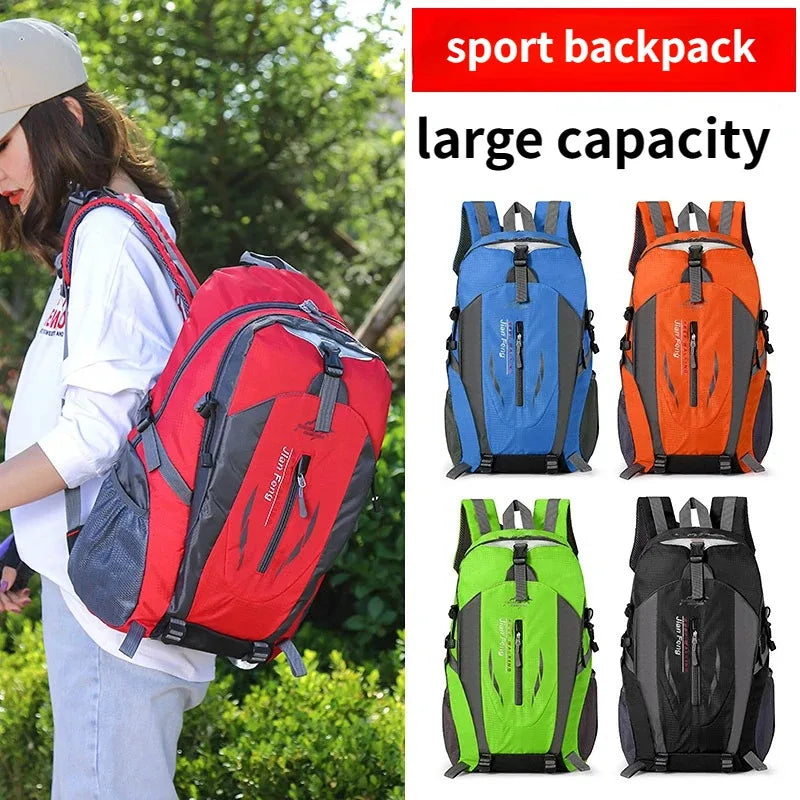 Portable Outdoor Mountaineering Bag Large Capacity Travel Bag Waterproof Men's and Women's Backpack Lightweight Travel Backpack