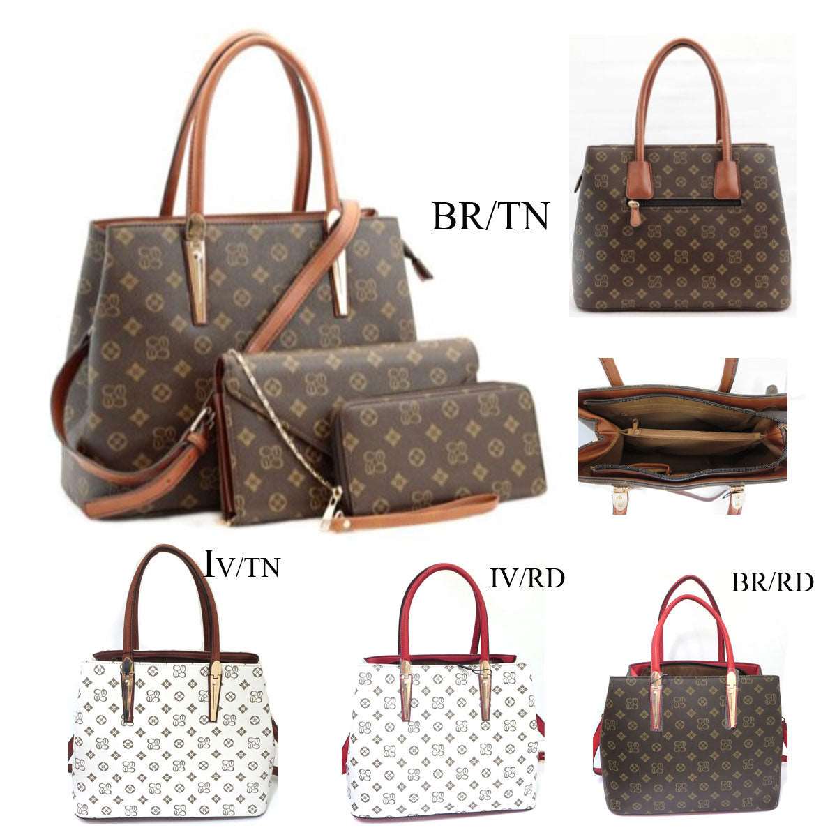 3 in 1 Satchel Women Handbag NX01-Free Item Online