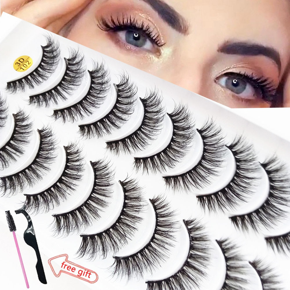 3D Mink Lashes Natural Eyelashes Dramatic False Eyelashes
