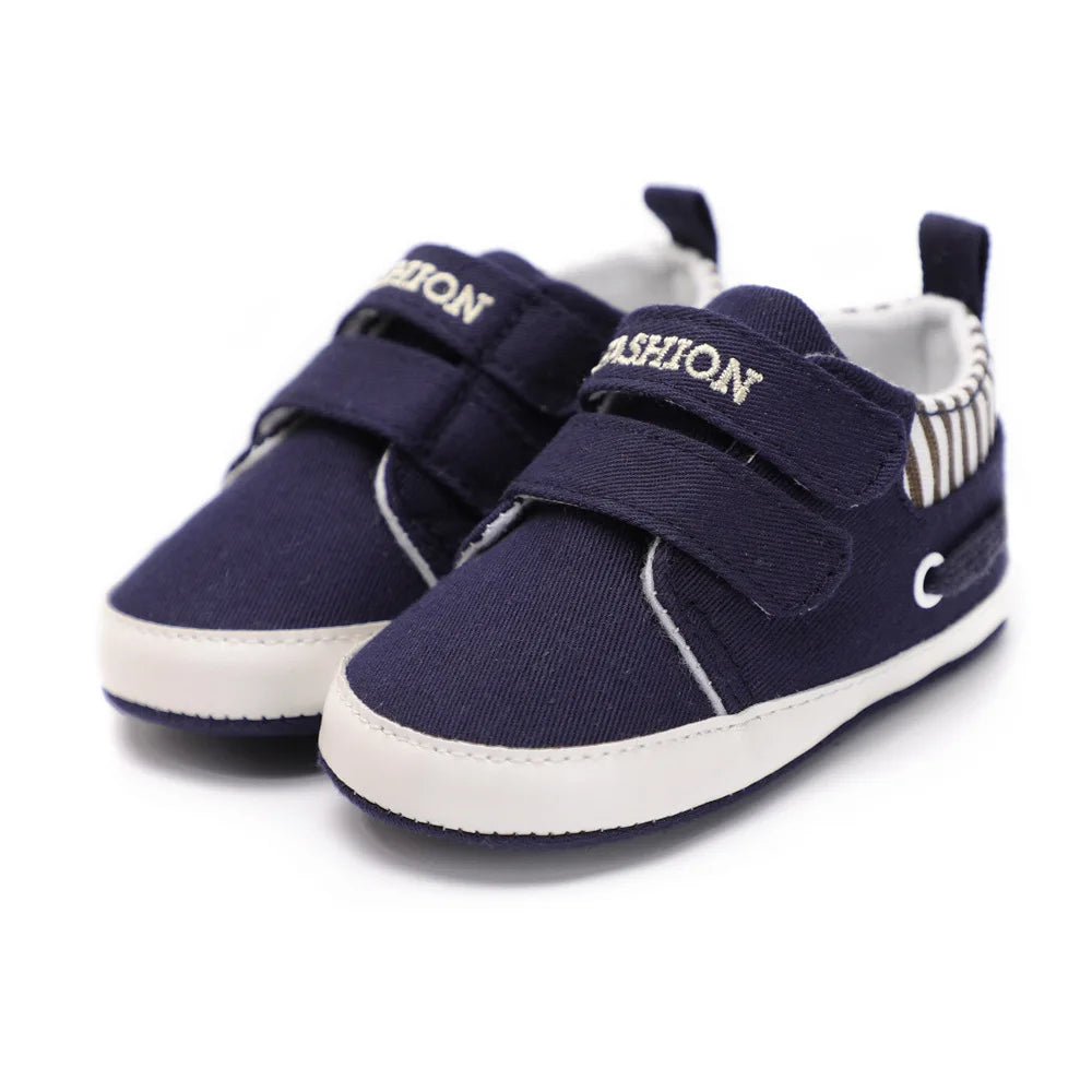 Infant Baby Boy Girl Shoes Canvas Cotton Anti-slip Sole Soft Sneaker First Walkers Moccasins Shoes