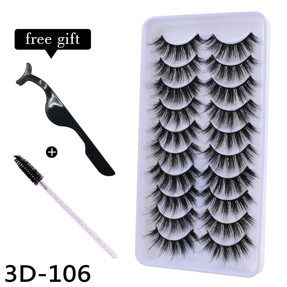 3D Mink Lashes Natural Eyelashes Dramatic False Eyelashes
