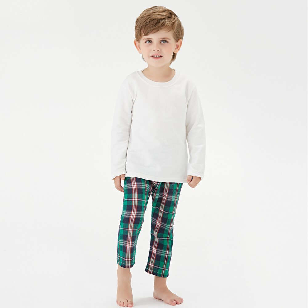 Boys Sleepwear Pajamas Long Sleeve Top Pants Daily Home Wear Clothing