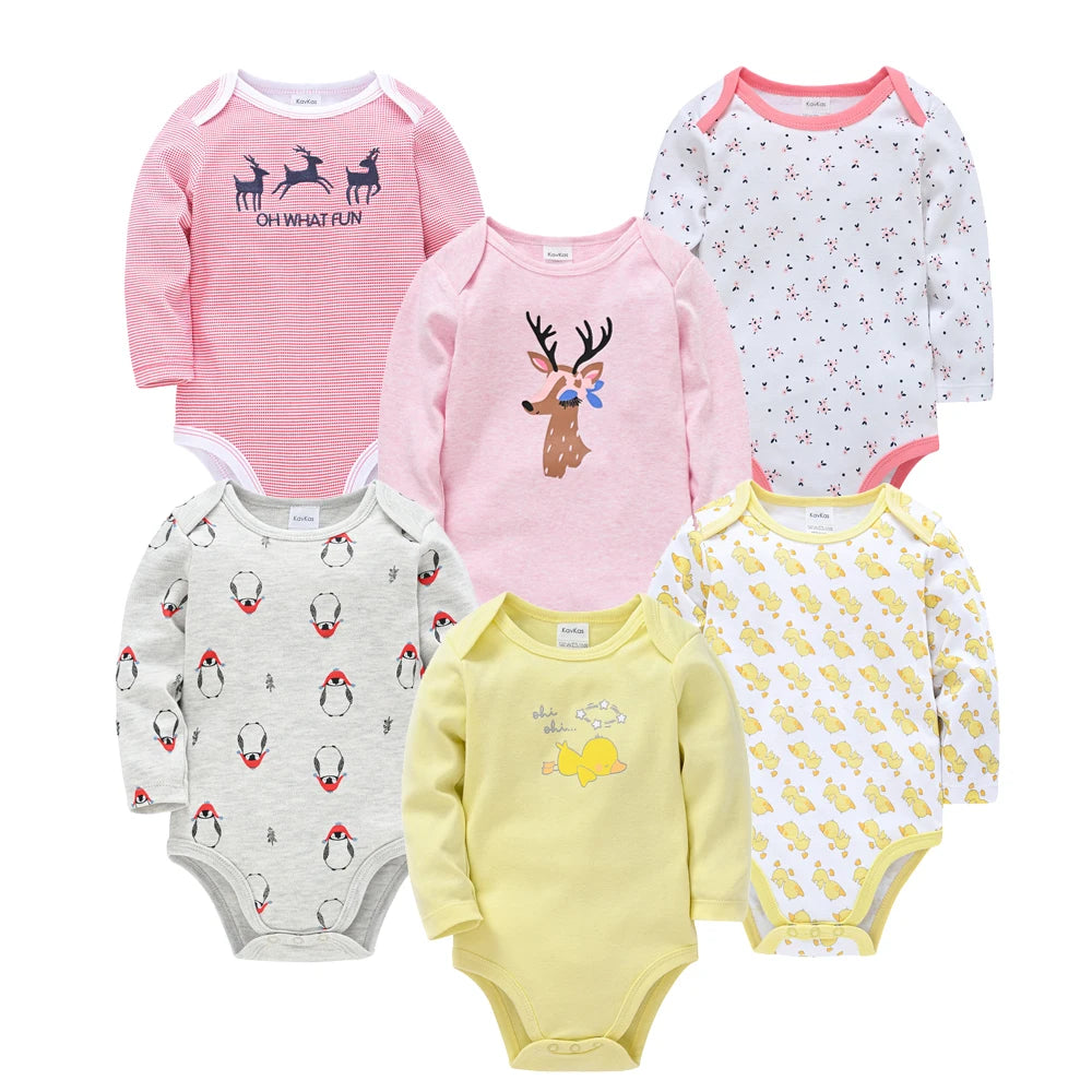 Baby Clothes Set Long Sleeve Autumn Bodysuit Newborn Toddler