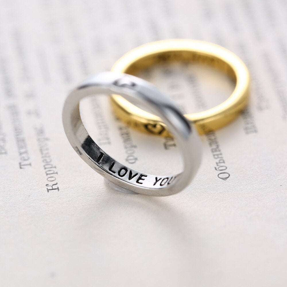 2 Pcs Sun Moon Lover Couple Rings