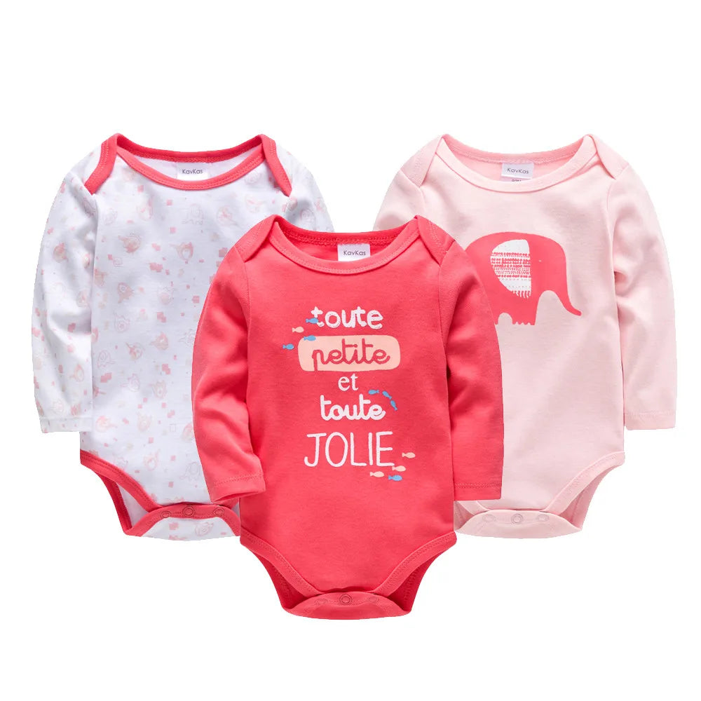 Baby Clothes Set Long Sleeve Autumn Bodysuit Newborn Toddler