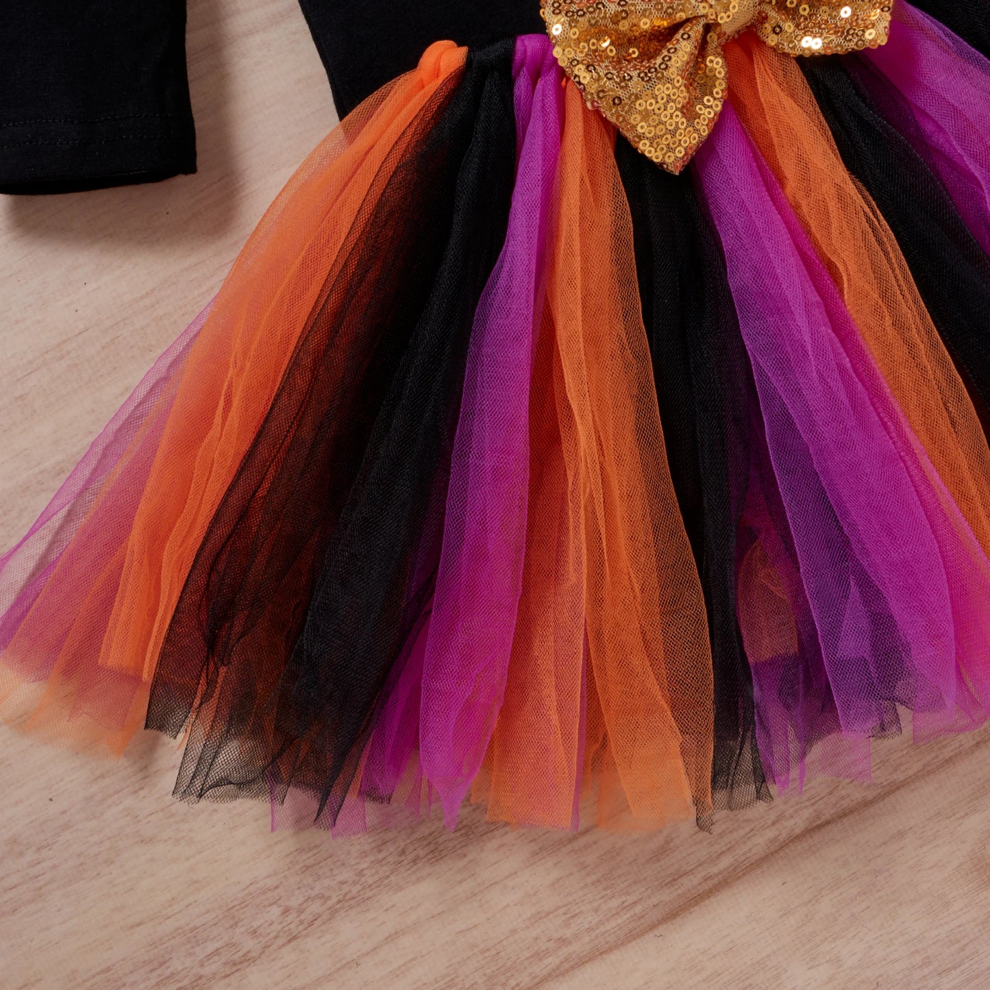 Infant Baby Girls Halloween Clothes Sets Pumpkin Tutu Skirts Bow Headband 3pcs