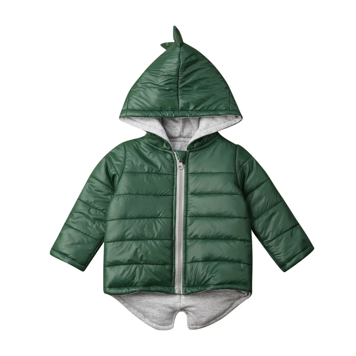 Baby kids Clothes Boy Dinosaur Vest Girl Down Hooded Kids Zipper Jacket Waistcoat Coat Winter Thick Warm Outwear