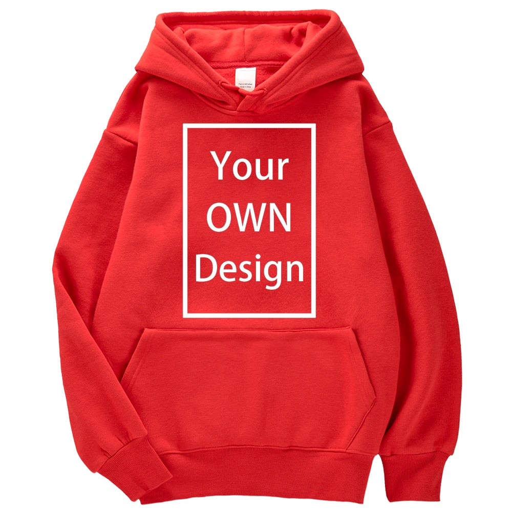 Your OWN Design Brand Logo Picture Custom Men Women DIY Hoodies Sweatshirt  Hoody Clothing