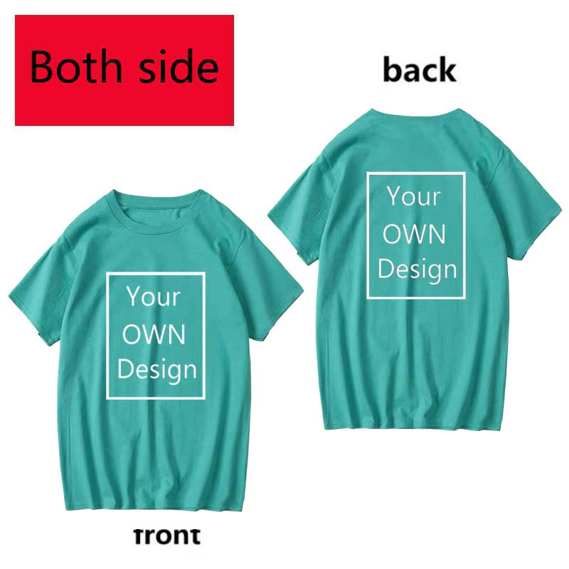 Your Own Design Logo and Picture Custom Tshirt Men and women Cotton T shirt Casual T-shirt