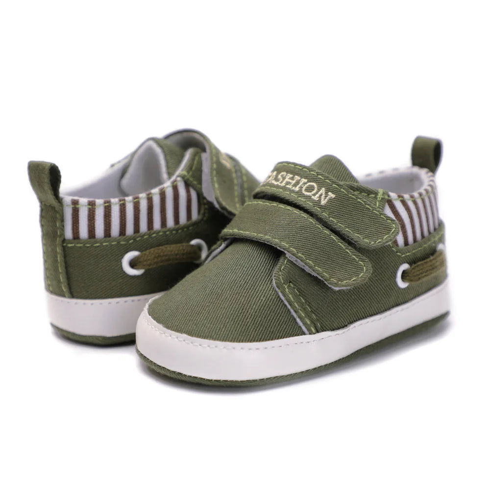 Infant Baby Boy Girl Shoes Canvas Cotton Anti-slip Sole Soft Sneaker First Walkers Moccasins Shoes