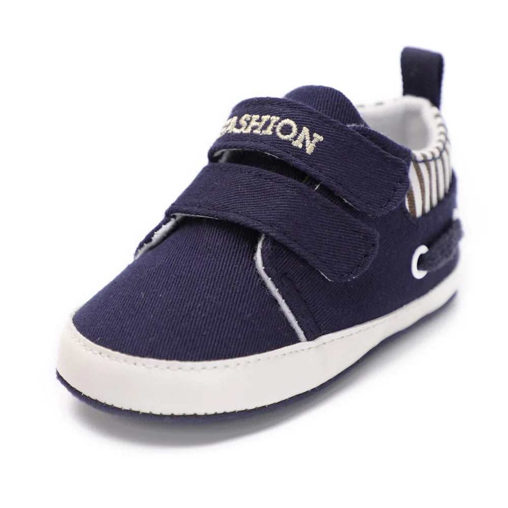 Infant Baby Boy Girl Shoes Canvas Cotton Anti-slip Sole Soft Sneaker First Walkers Moccasins Shoes