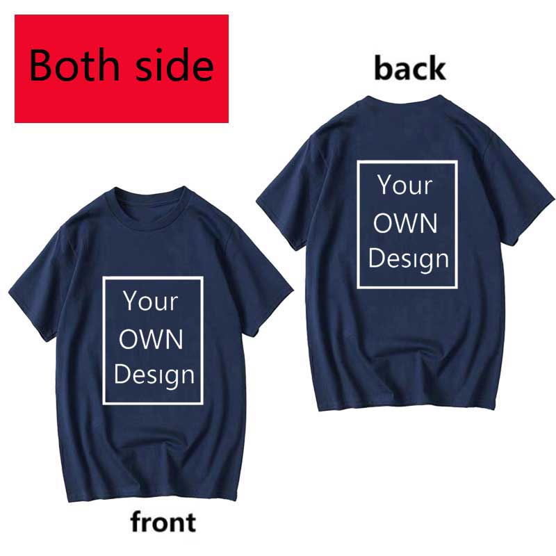 Your Own Design Logo and Picture Custom Tshirt Men and women Cotton T shirt Casual T-shirt