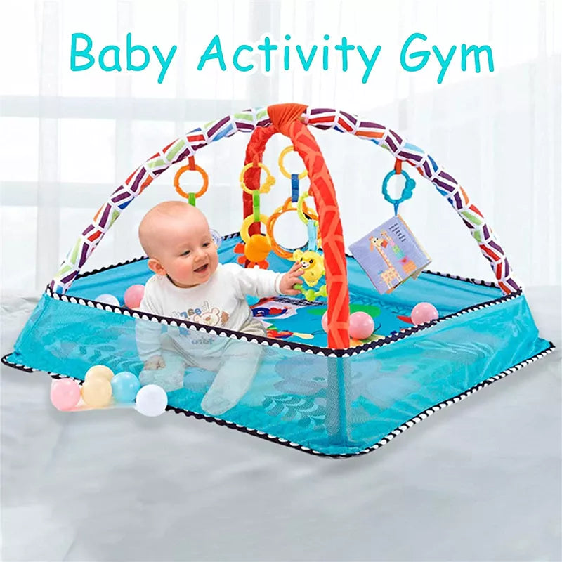 Baby Fitness Frame Crawling Game Blanket Multifunctional Educational Mat Fence Crawling Blanket Infant Rug Enlightenment Toys