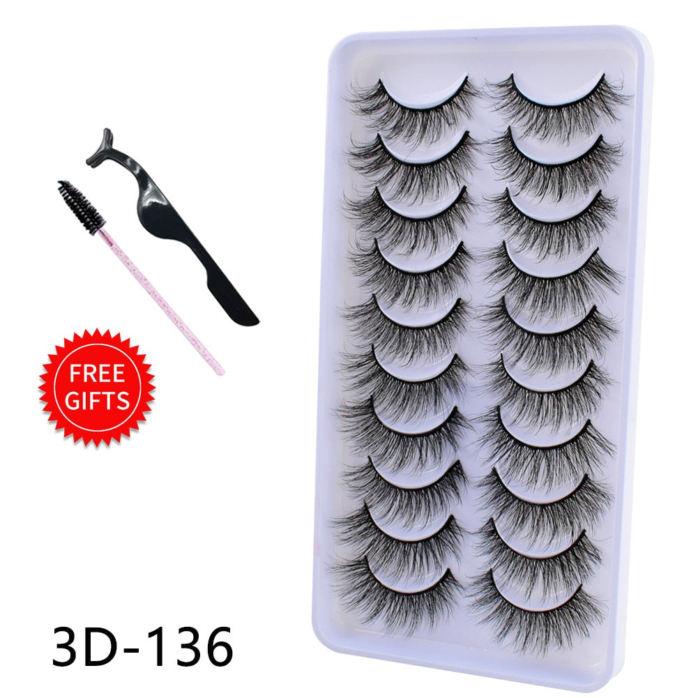 3D Mink Lashes Natural Eyelashes Dramatic False Eyelashes