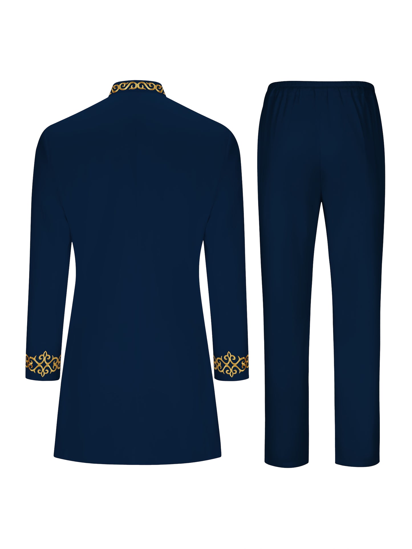 Men's Casual Long-sleeved Two-piece Suit