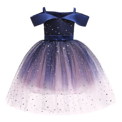 New Year Children Dress Pearls Flower Girls Wedding Princess Dress Kids Dresses For Girls Party Lace Long Sleeve infant vestido