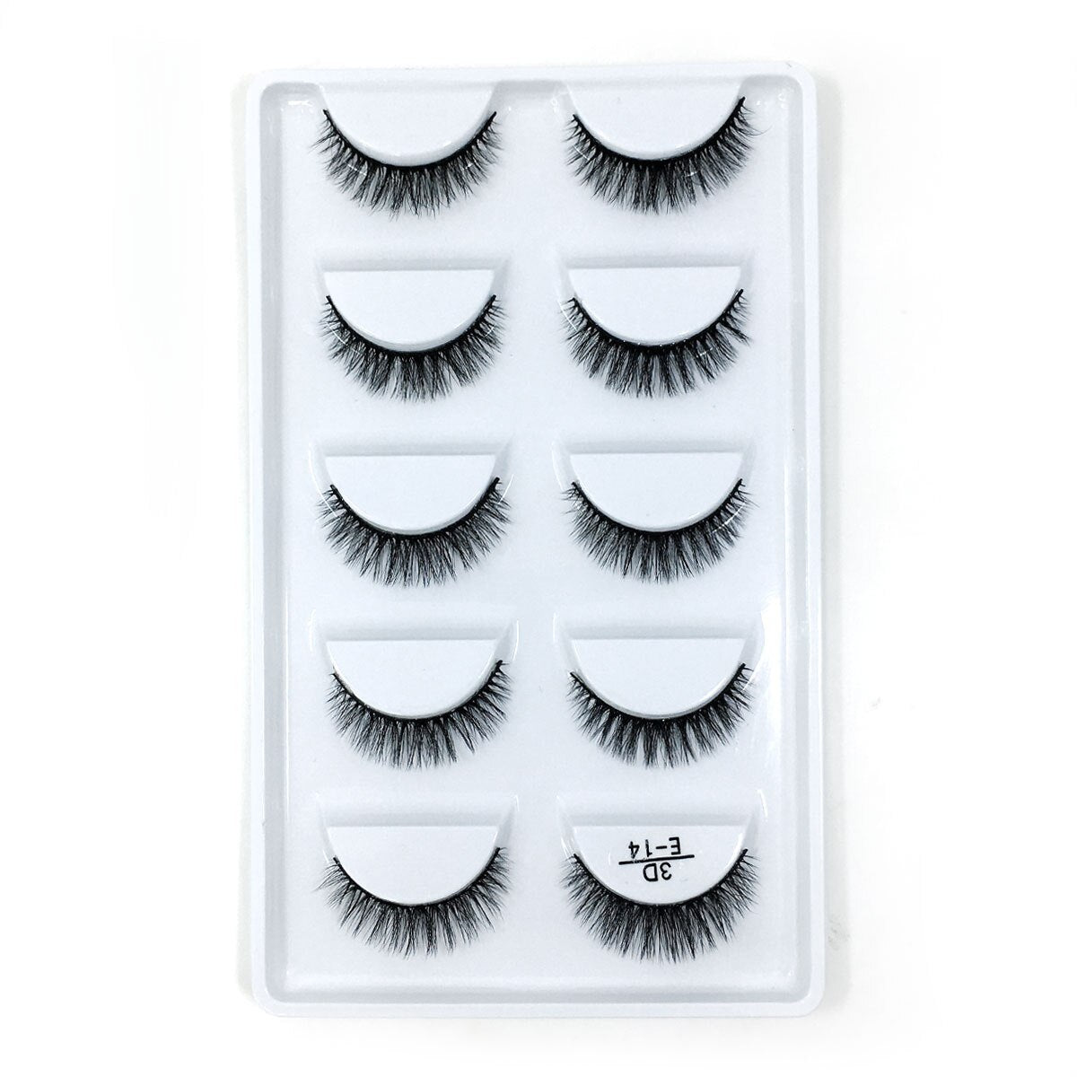 New Full 5 Pairs one box 3D Mink Hair False Eyelashes Natural Thick Long Eye Lashes Wispy Makeup Beauty Extension Tools H13