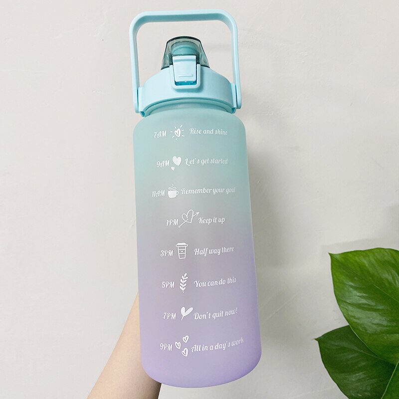 2L Capacity Water Bottle With Bounce Cover Time Scale