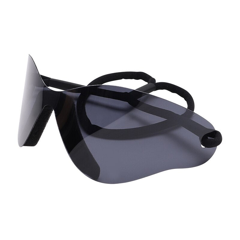 New Oversoized Punk Rimless Sunglasses Women Men Luxury One Piece Sun Glasses Female Brand Designer Y2k Eyeglasses De Sol Oculos