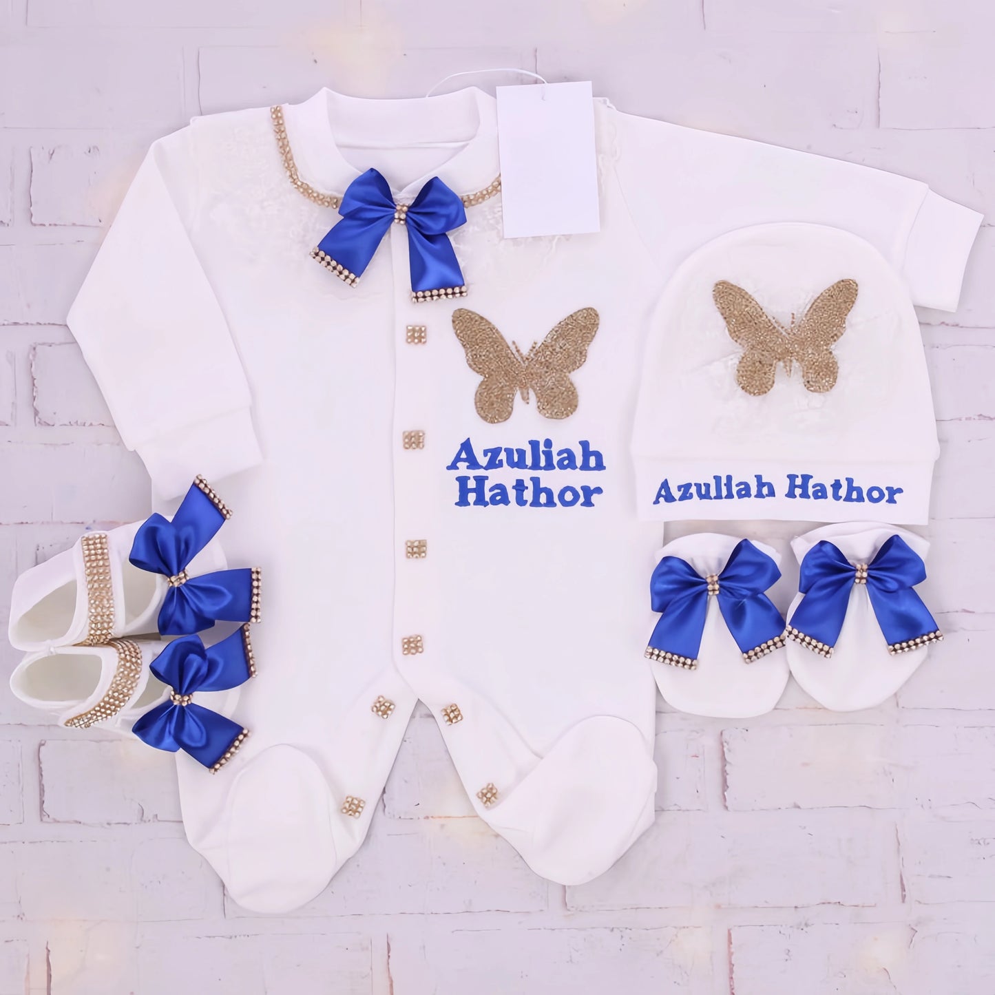 Newborn Baby Boy Outfits Set Cotton Shirt Pants Mittens Receiving Blanket-baby clothing-Top Super Deals-design 034-0-3M size 59-Free Item Online