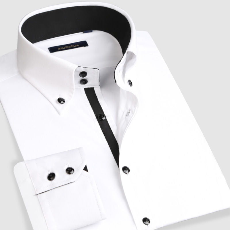 Jenkins Business Dress Shirts Slim Fit Designer Shirts