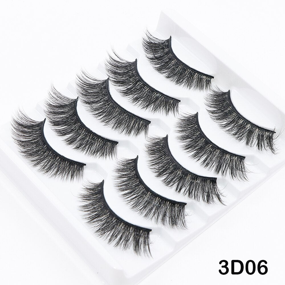 3D Mink Lashes Natural Eyelashes Dramatic False Eyelashes