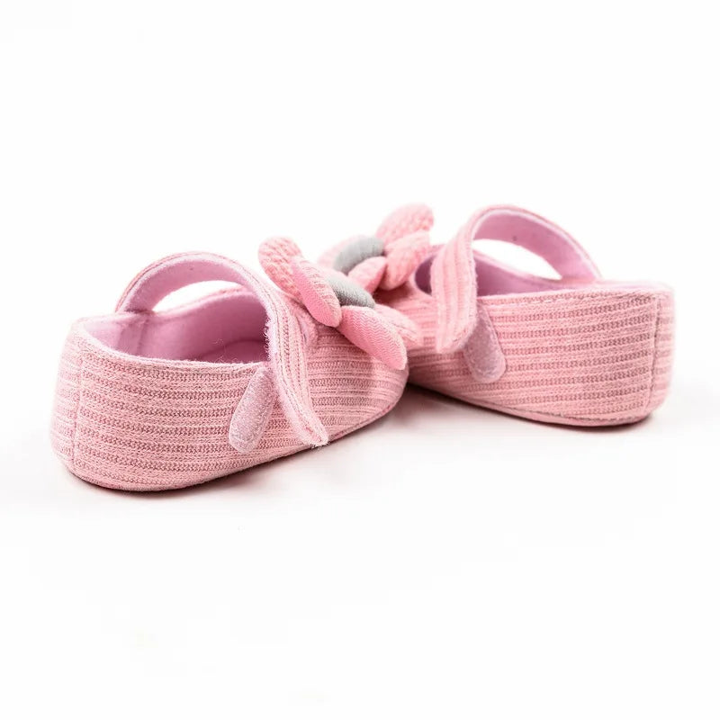 Anti-slip First Walking Shoes Baby Shoes 0-6-12 Months Girls' Shoes