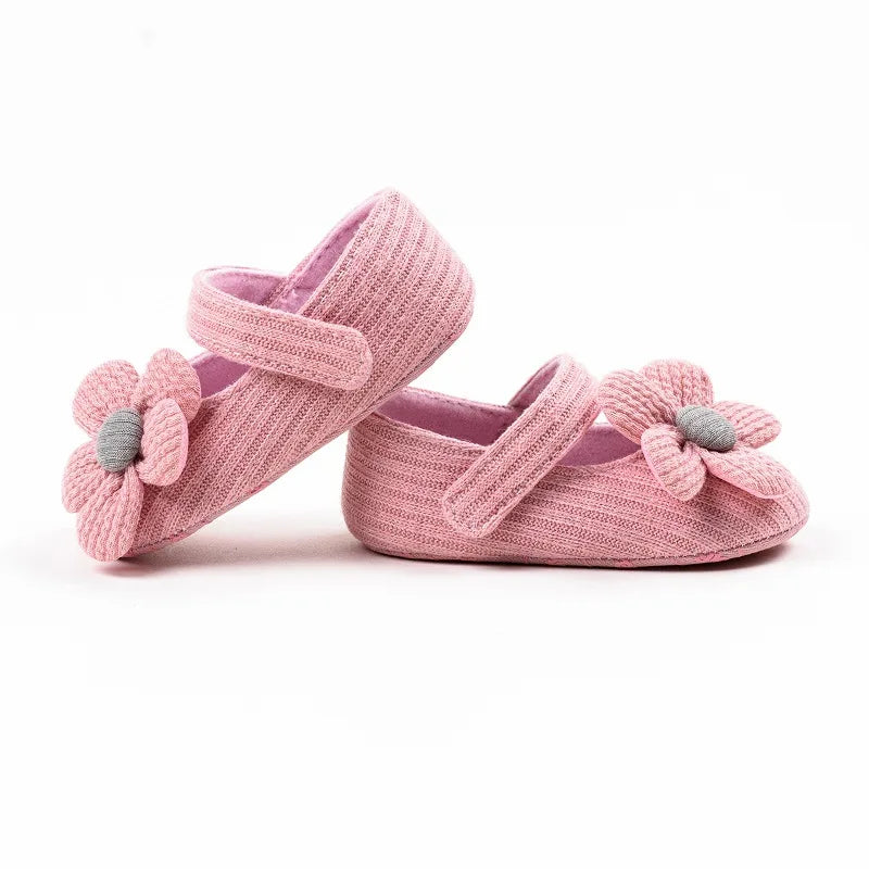 Anti-slip First Walking Shoes Baby Shoes 0-6-12 Months Girls' Shoes