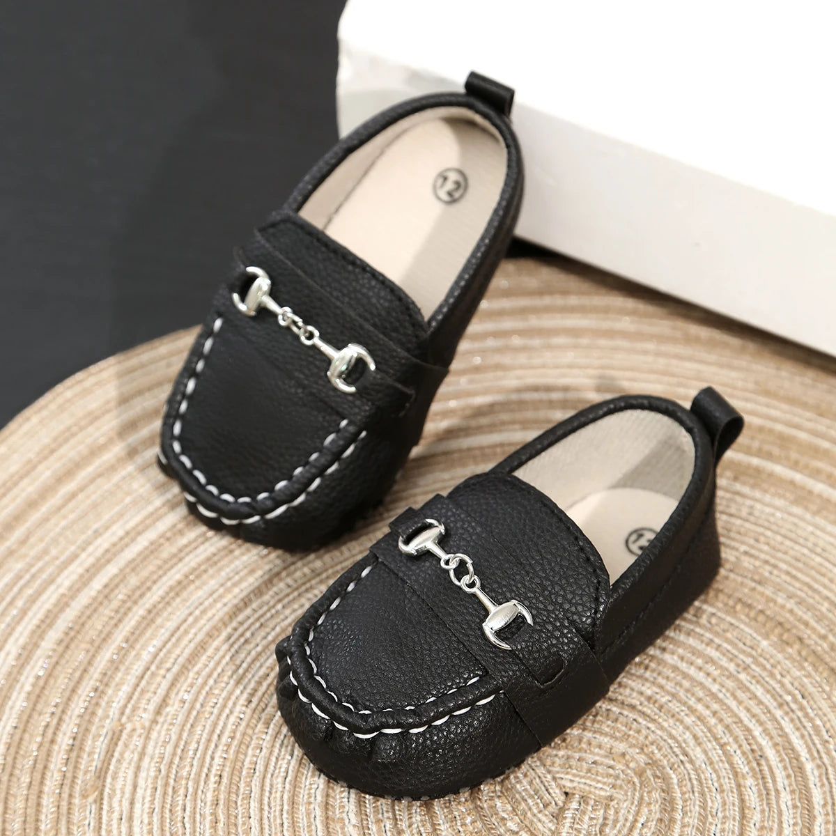 Baby Shoes Casual Loafers for Boys, Comfortable Soft-Sole Moccasins, Newborn First Walker Flats