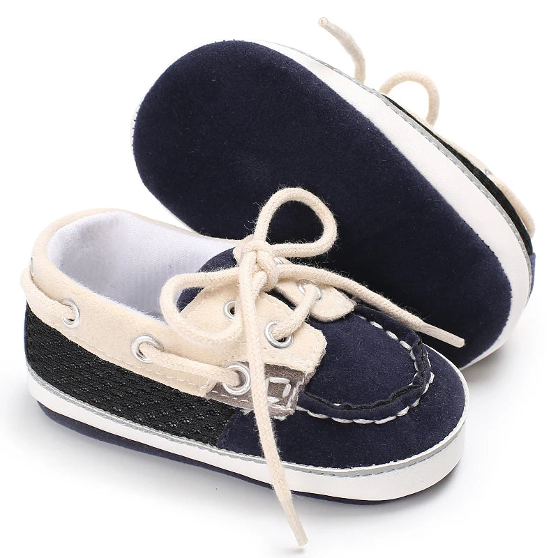 Baby Shoes Boys Girls Sailor Formal Shoes Soft Sole Newborn Sports Walking Toddler Shoe