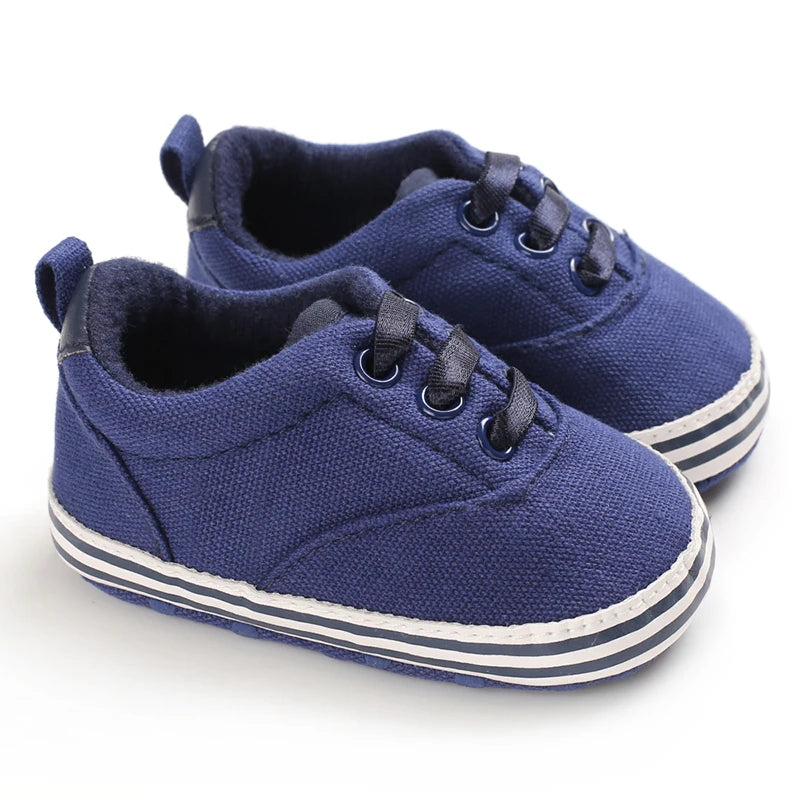 Newborn Casual Shoes Fashion And Classic Outdoor Baby Sports Shoes Non Slip Soft Soled Leather Baby Walking Shoes