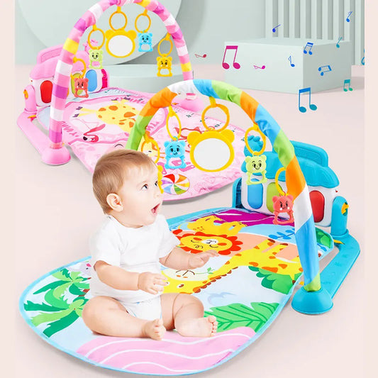 Piano Keyboard Infant Playmat Crawling Game Pad Baby Toy Gift