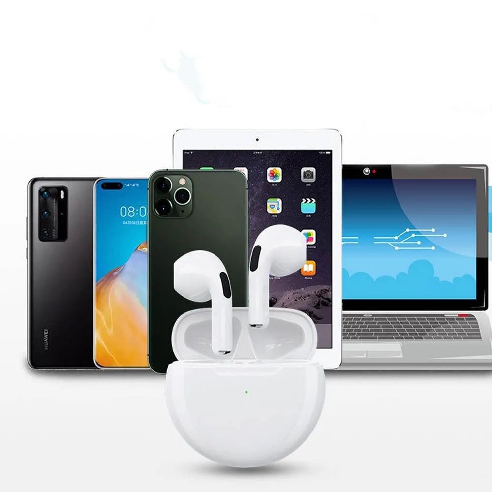 Original Pro 6 TWS Wireless Bluetooth Earphones Headphones Earphone Headset For Xiaomi Android Earbuds