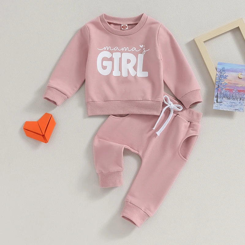 Newborn Fall Clothes Girls Print Sweatshirts Dress