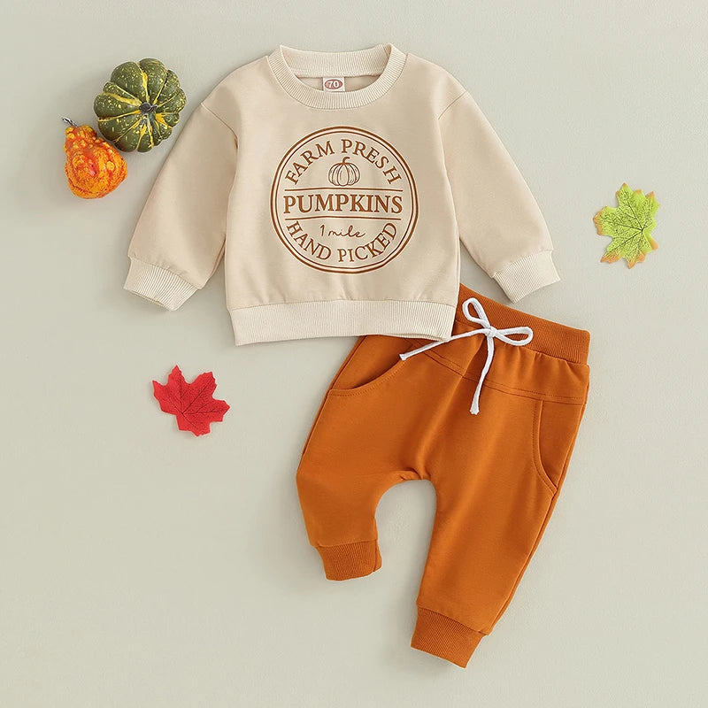 Baby Boy Clothes 2 Piece Halloween Outfits