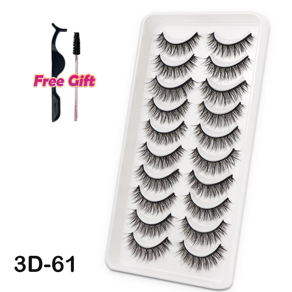 3D Mink Lashes Natural Eyelashes Dramatic False Eyelashes
