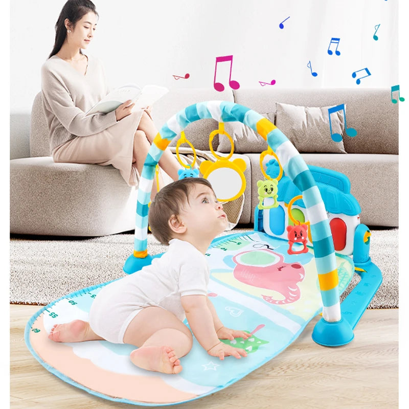 Piano Keyboard Infant Playmat Crawling Game Pad Baby Toy Gift