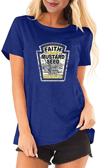 Faith As A Grain of Mustard Seed Christian T-Shirt