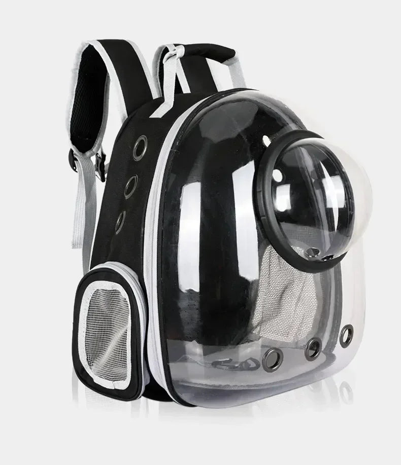 Transparent Capsule Pet Cat Backpack  Out Travel Portable Cat Accessories Breathable Cat Bag for Cats and Small Pet Dogs