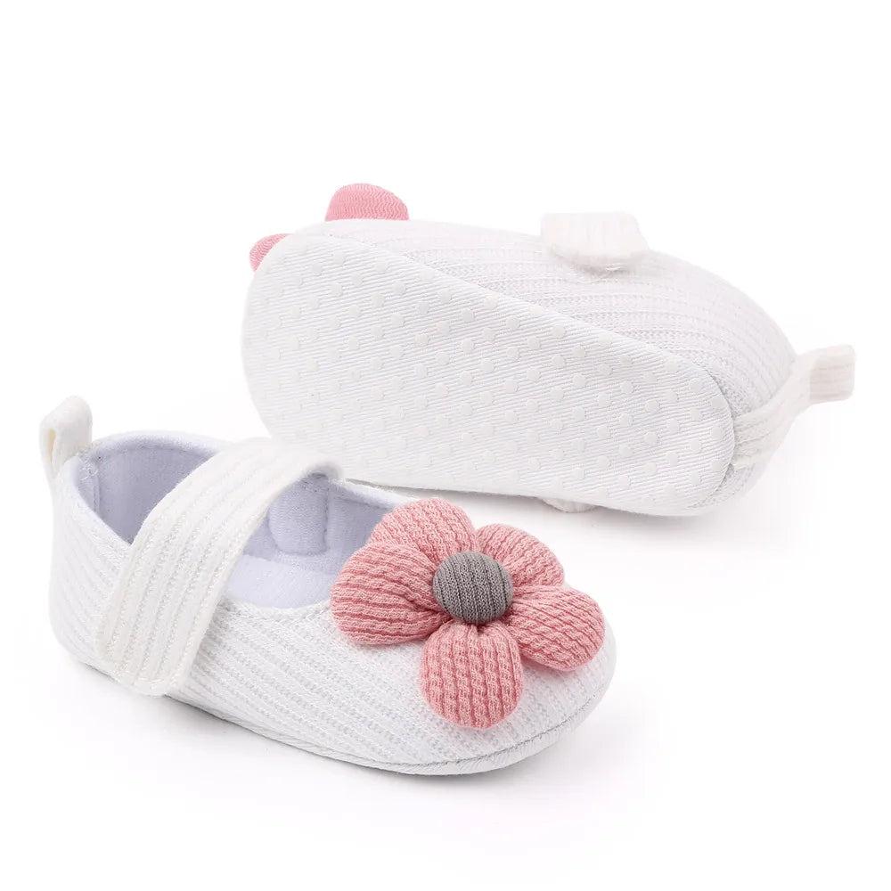 Anti-slip First Walking Shoes Baby Shoes 0-6-12 Months Girls' Shoes