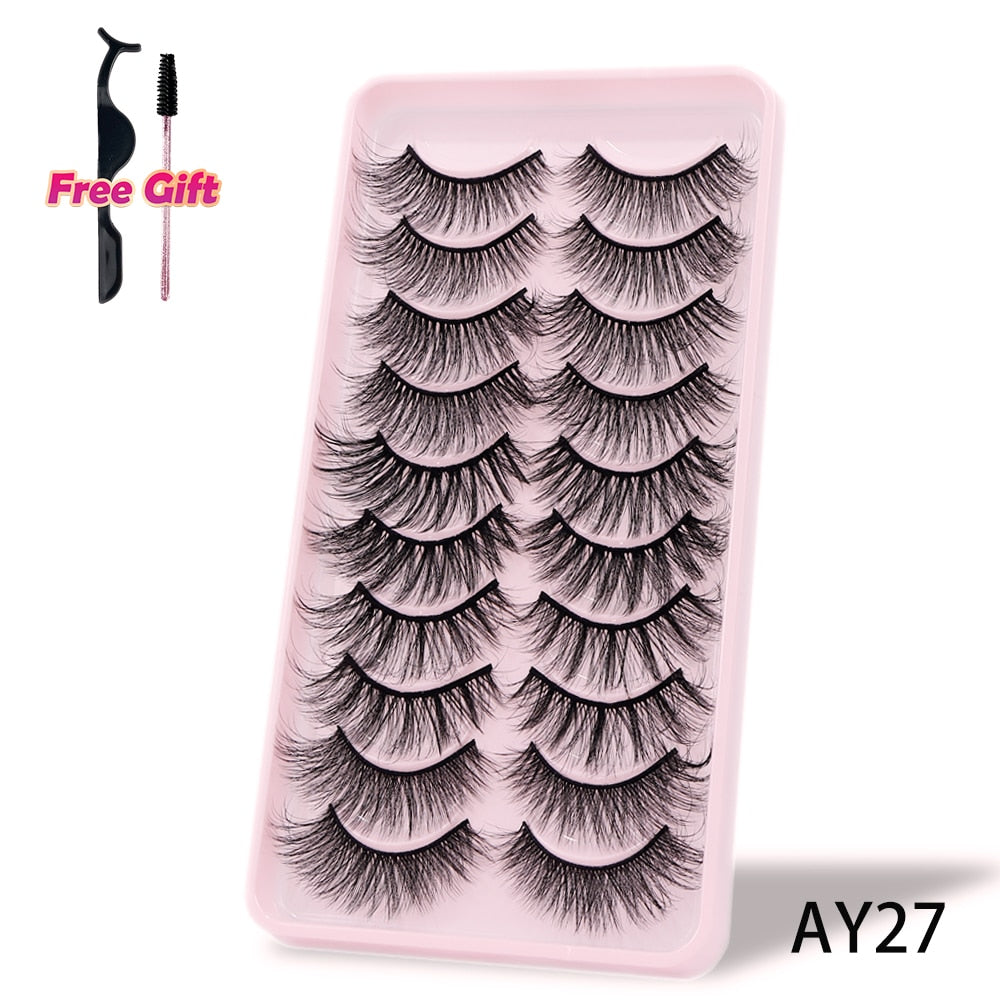 3D Mink Lashes Natural Eyelashes Dramatic False Eyelashes