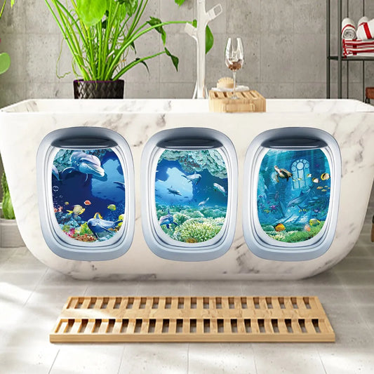 Cartoon Wall Decals Star Sky Bathtub Pvc Sticker Decoration